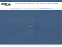Tablet Screenshot of depression.com.au
