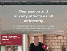 Tablet Screenshot of depression.org.nz